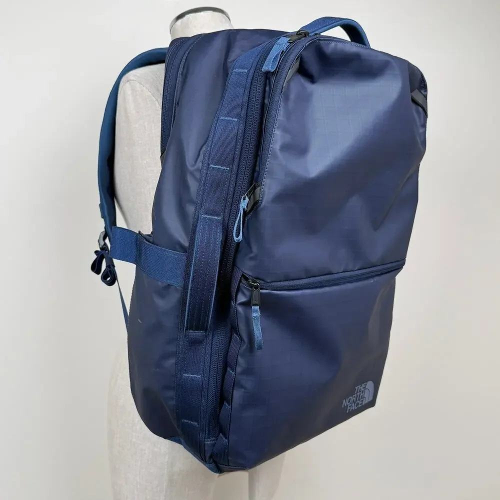 The North Face Backpack Navy Blue Laptop Travel School Commuter Techwear